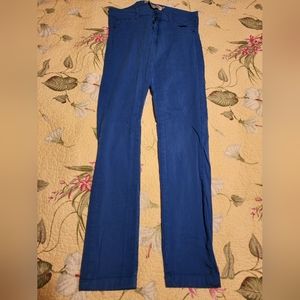 Cobalt Blue Low Rise Skinny Jeans 30